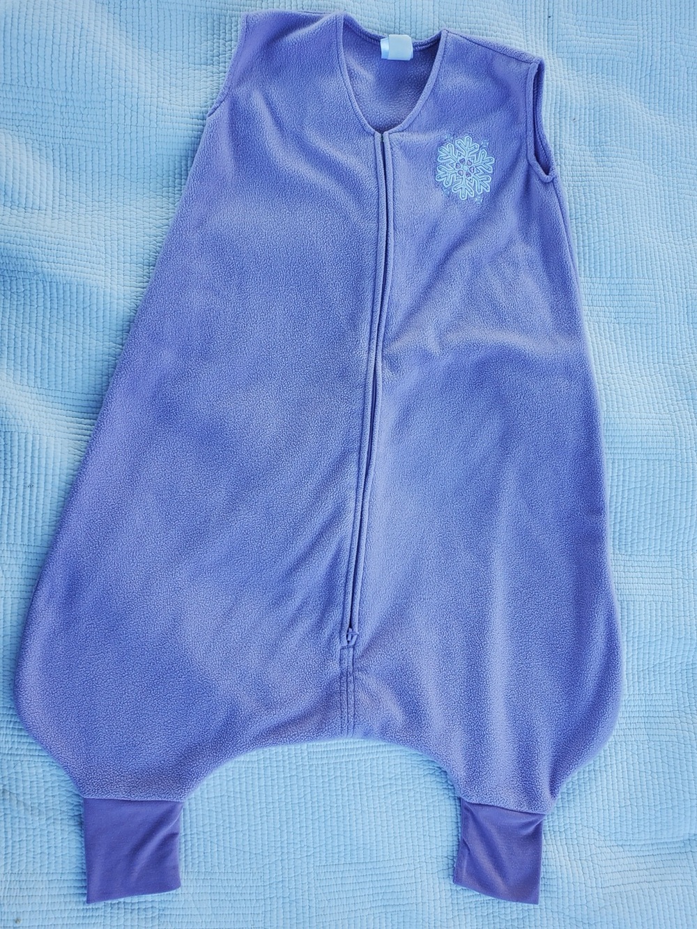 Purple Fleece Halo Baby Sleep Sack/ Wearable Blanket